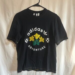 Adidas Black Crewneck Tee